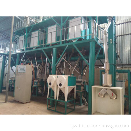 Small Scale 42t/24h Wheat Processing Flour Milling Plant For Sale